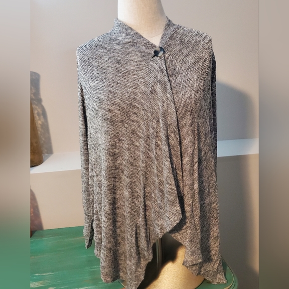 Womans AB Studio Waterfall Cardigan Large - Picture 1 of 2